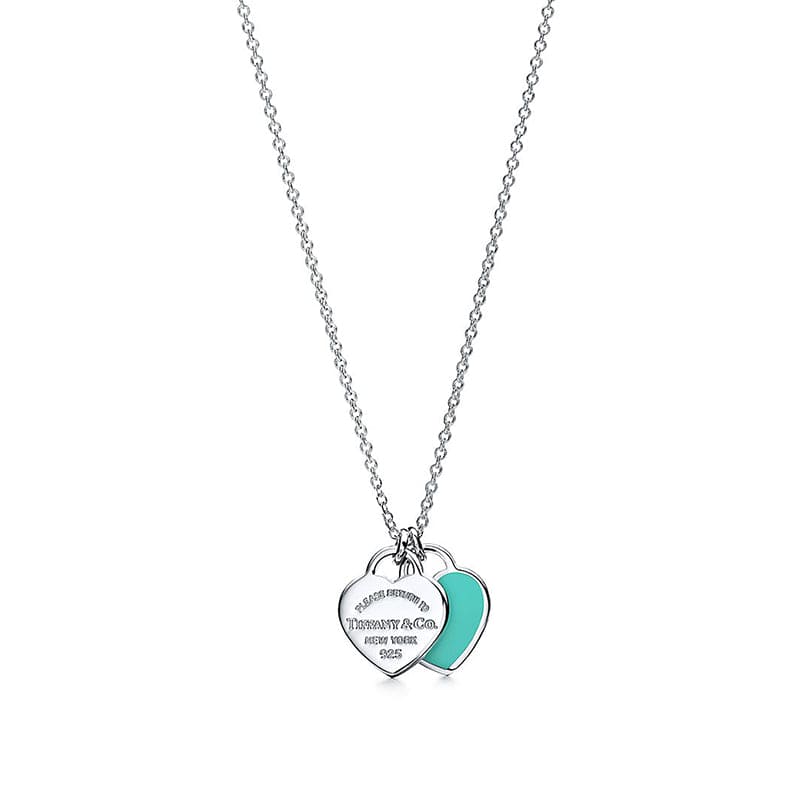 Tiffany Blue Heart Necklaces