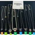 18K Chanel Color Heart Chain Necklace Collection