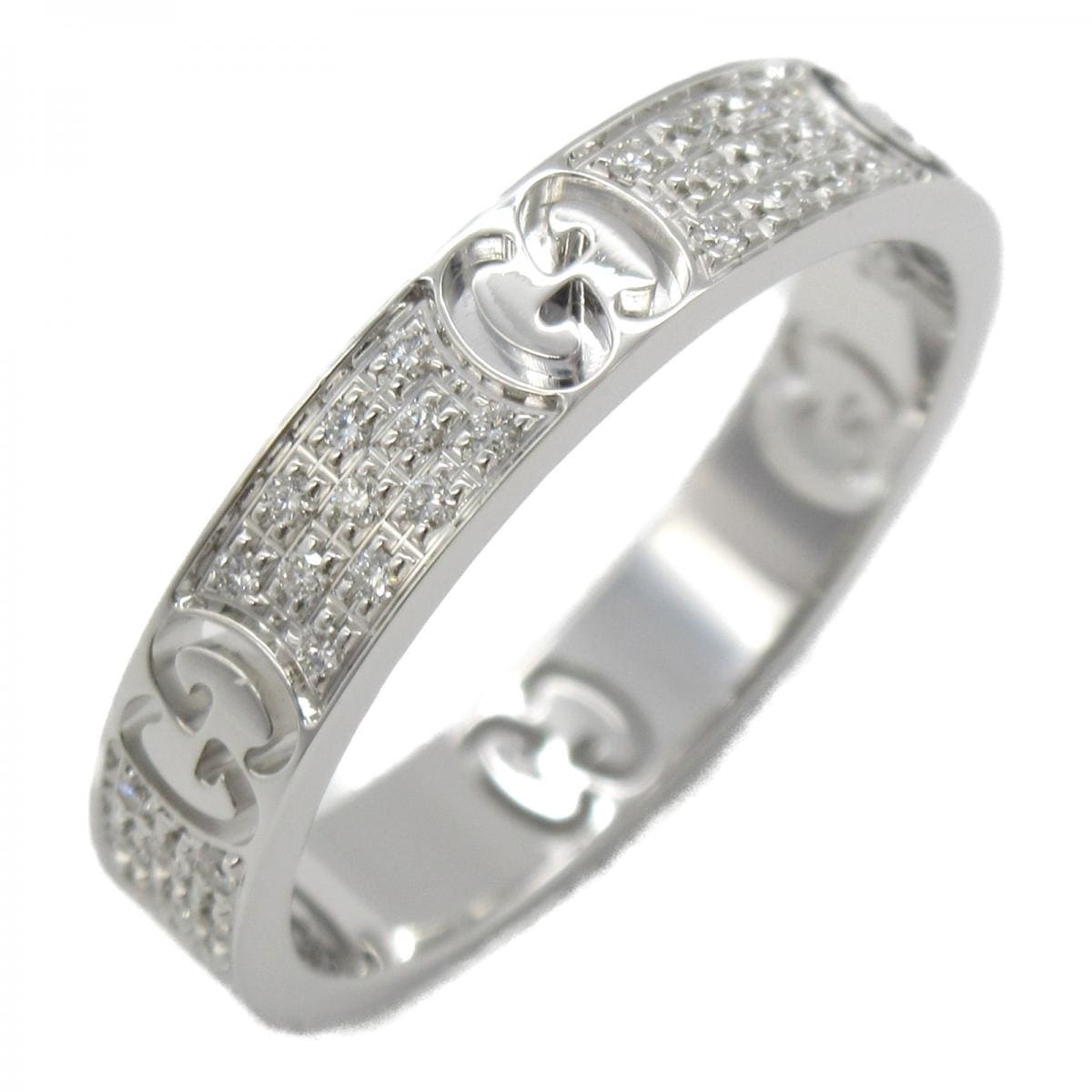 18K Gucci Icon Full Diamonds Ring