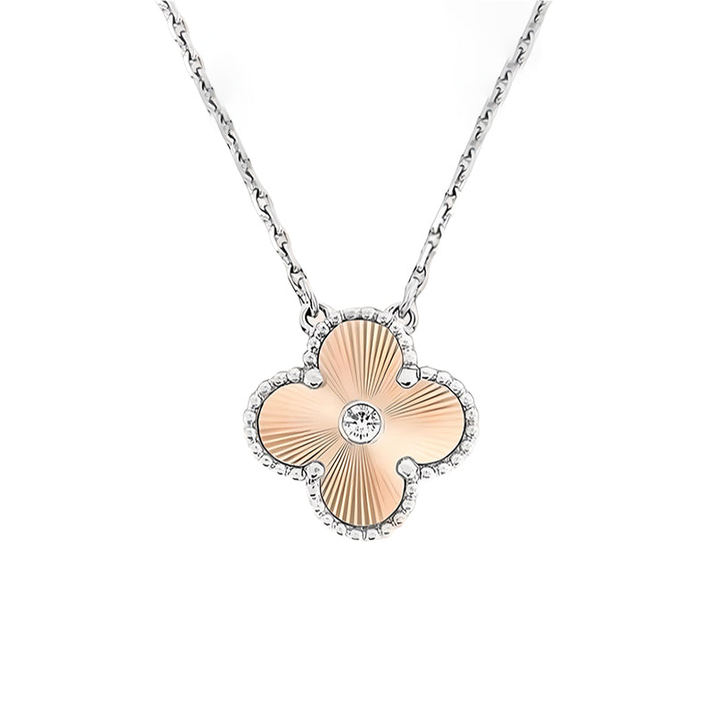 18K Van Cleef & Arpels Vintage Alhambra Holiday Pendant Necklace