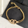 18K Chanel Crystals Bracelet