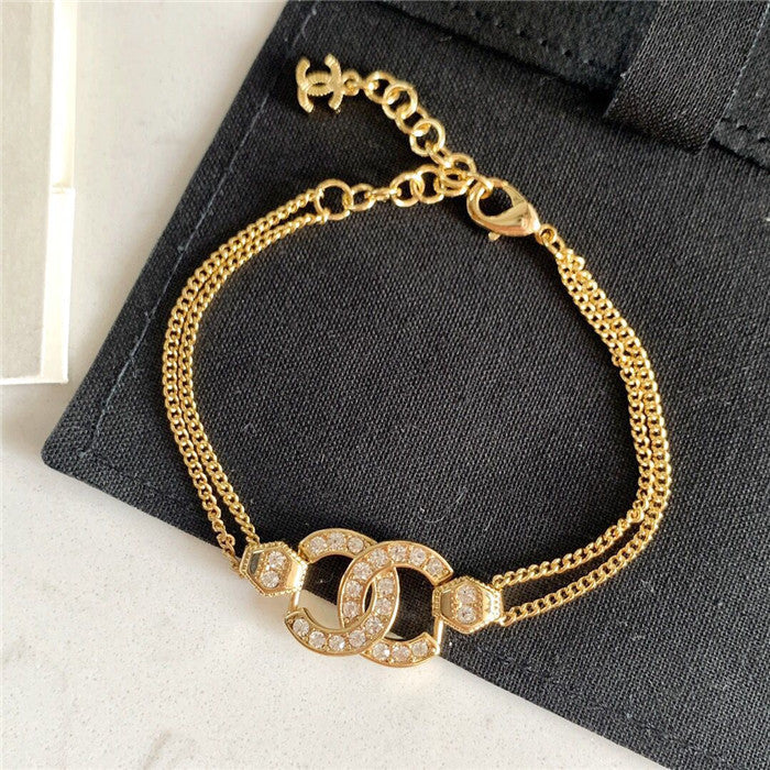 18K Chanel Crystals Bracelet