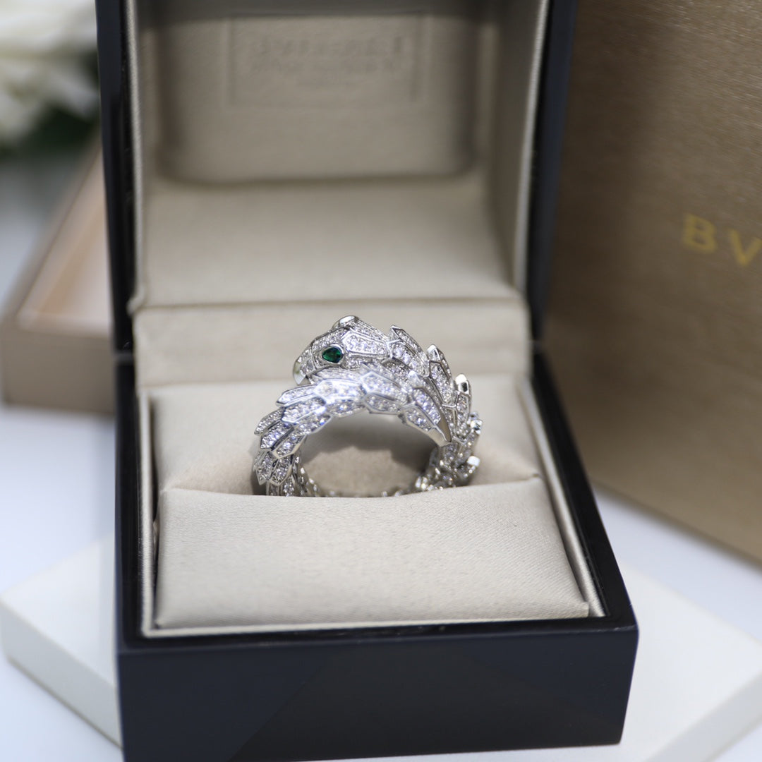 18K BVLGARI BV Serpenti Tubolari Ring