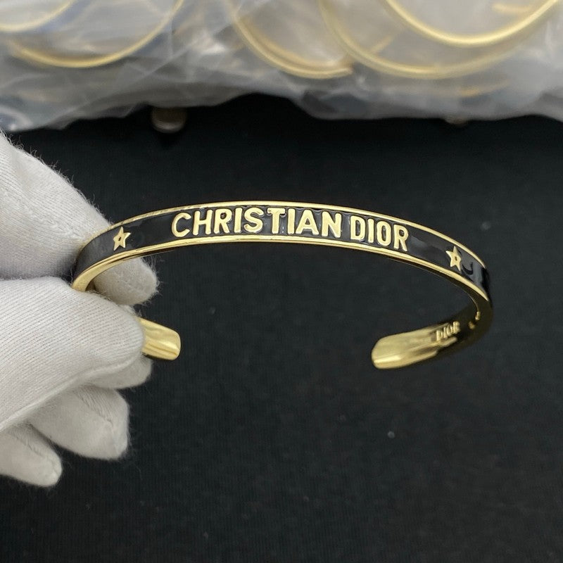 18K Dior Black Gold Star Bracelet
