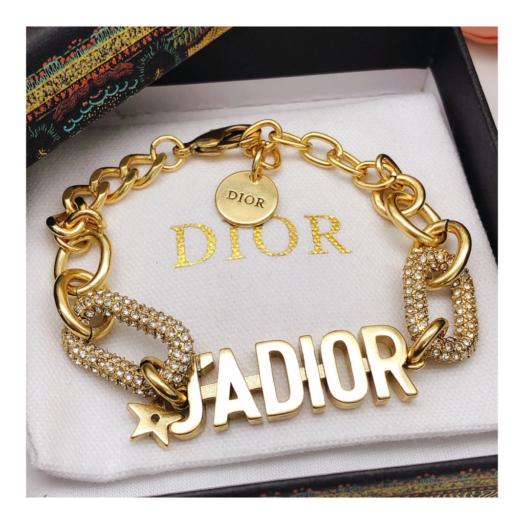 18K Dior J'adior Chain Link Bracelet