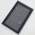 18K Chanel Blue Camellia Diamond Choker Necklace
