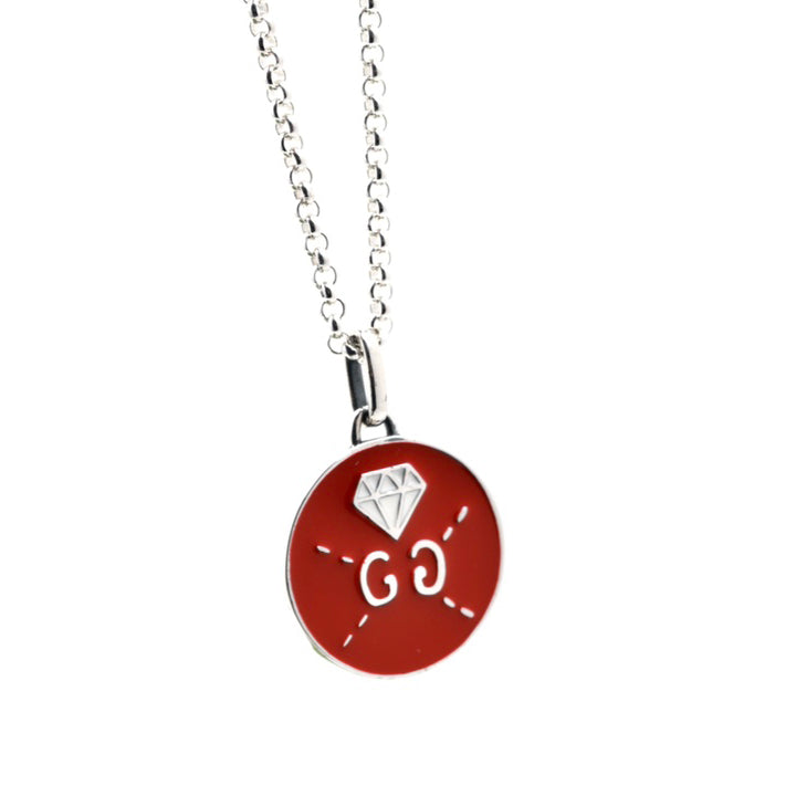 18K Gucci Ghost Red Necklace