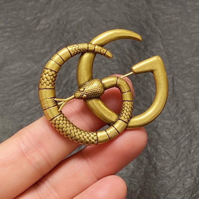 18K Gucci Snake Brooch
