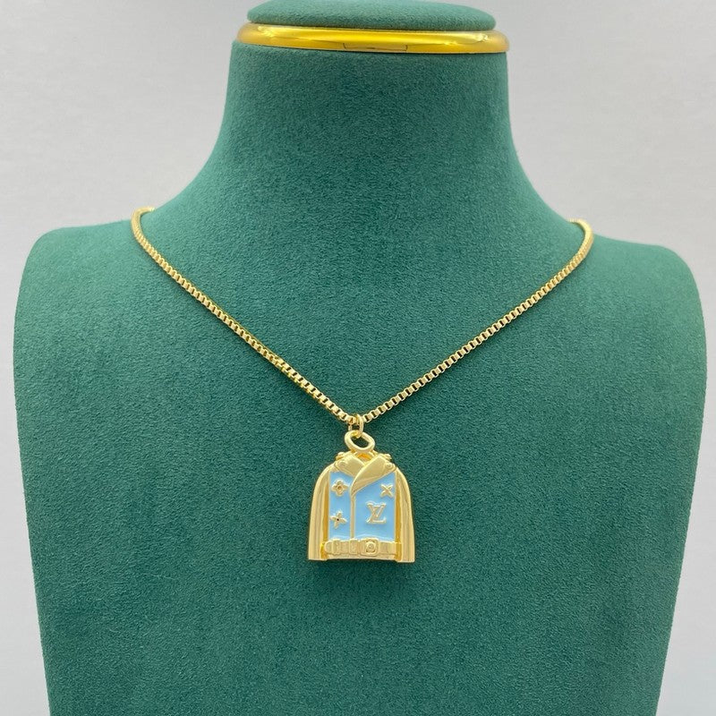 18K Louis Vuitton Dress Gold Necklace