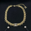 18K Chanel Choker Chain Diamond Necklace