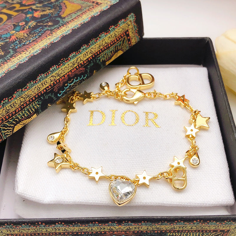 18K Dior Star Crystal Bracelet