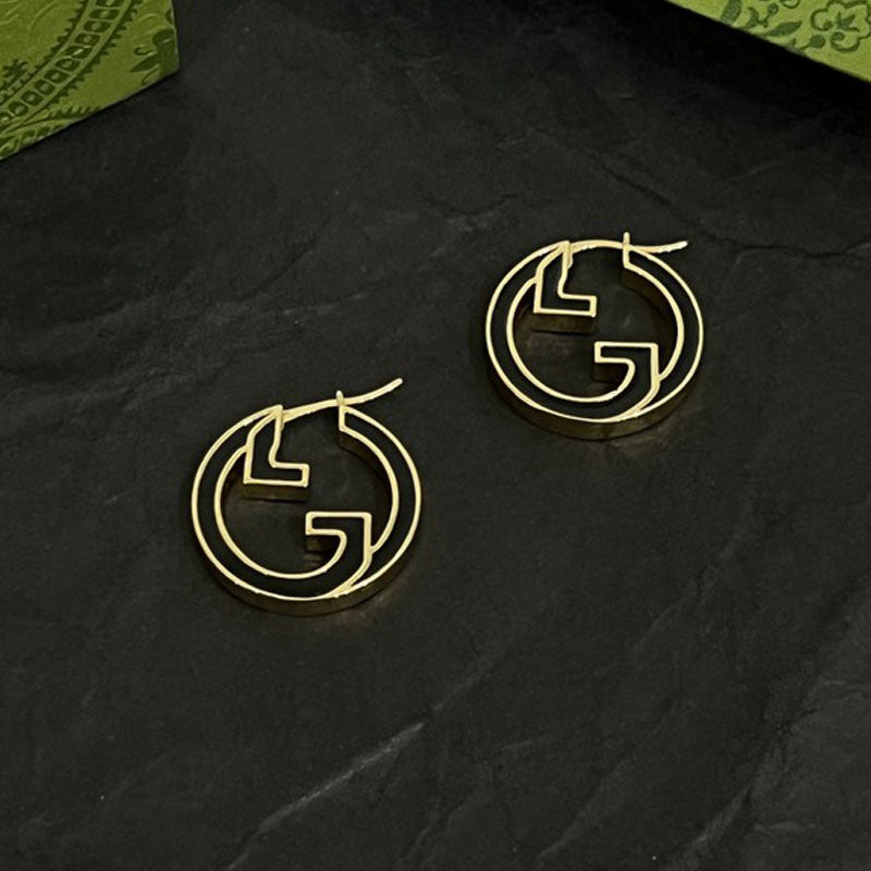 18K Gucci Color Hollow Earrings