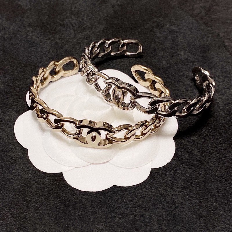 18K Chanel Open Cuff Bracelet