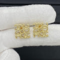 18K Chanel 24C Earrings