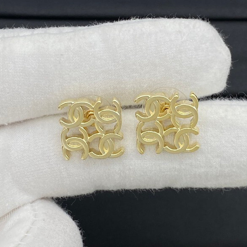 18K Chanel 24C Earrings