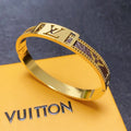 18K Louis Vuitton Vintage Brown Gold Bracelet