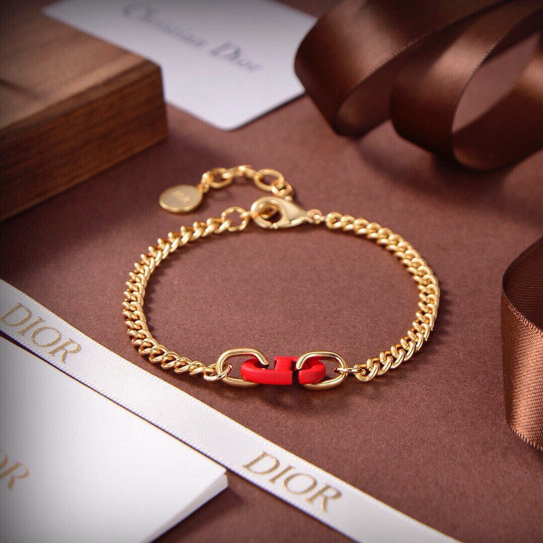 18K Dior Fuchsia Bracelet