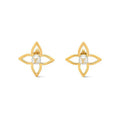 18K Louis Vuitton Pearly Flower Earrings