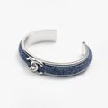 18K Chanel Denim Blue Cuff Bracelet