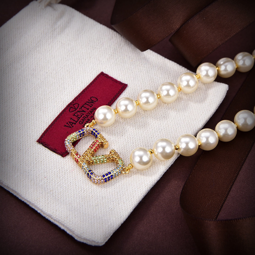 18K Valentino Garavani VLogo Signature Necklace