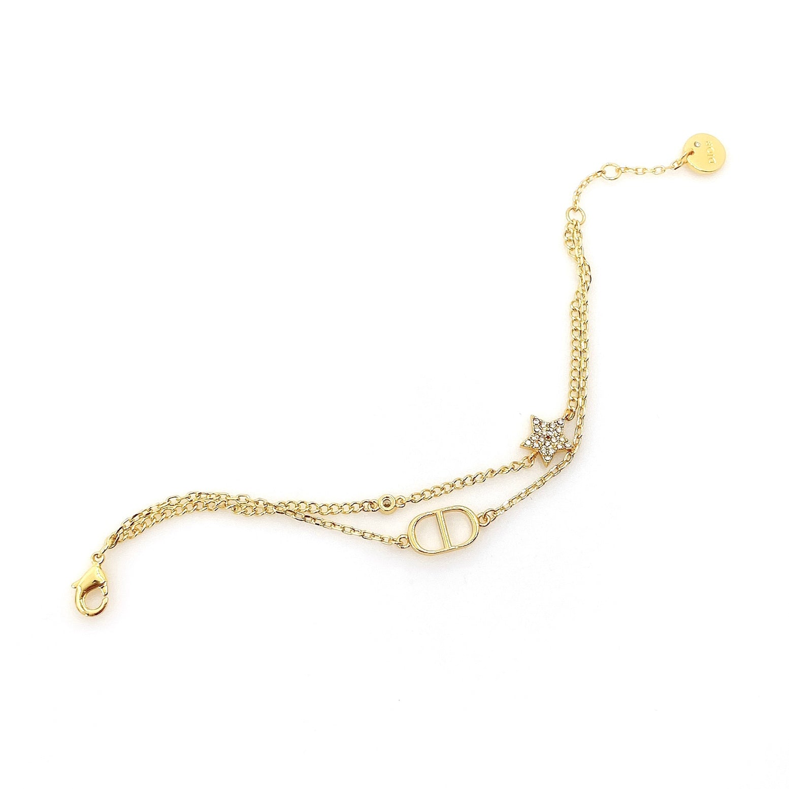 18K Dior Star Diamond Bracelet