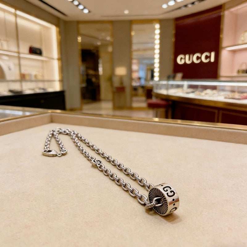 Gucci Circle Pendant Necklaces
