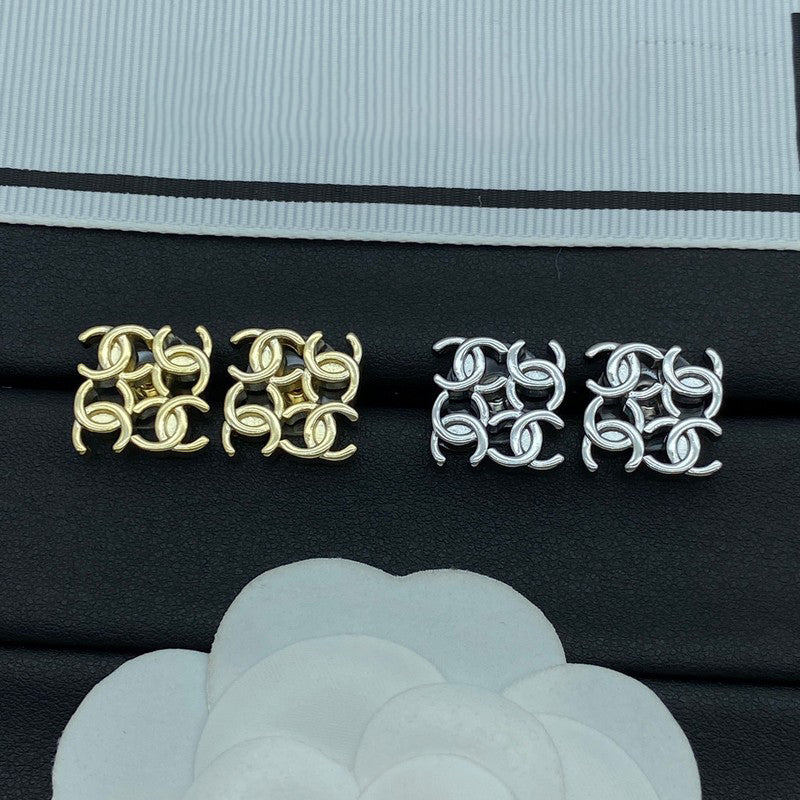 18K Chanel 24C Earrings