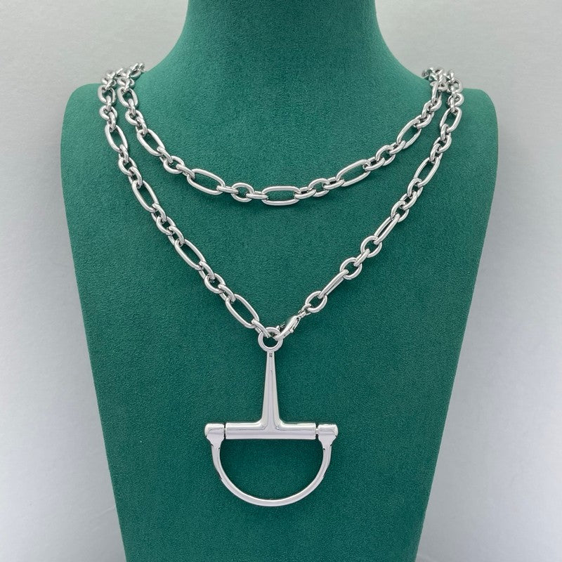 18K Gucci Gold Chain Link Necklace