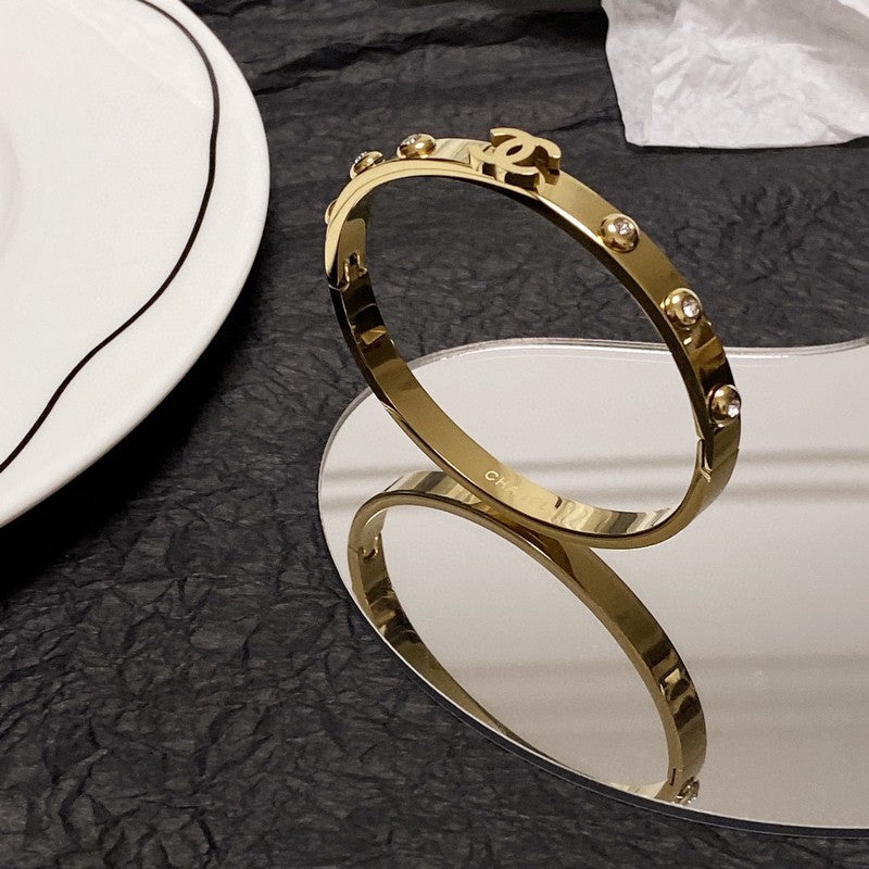 18K Chanel Vintage Diamond Bracelet