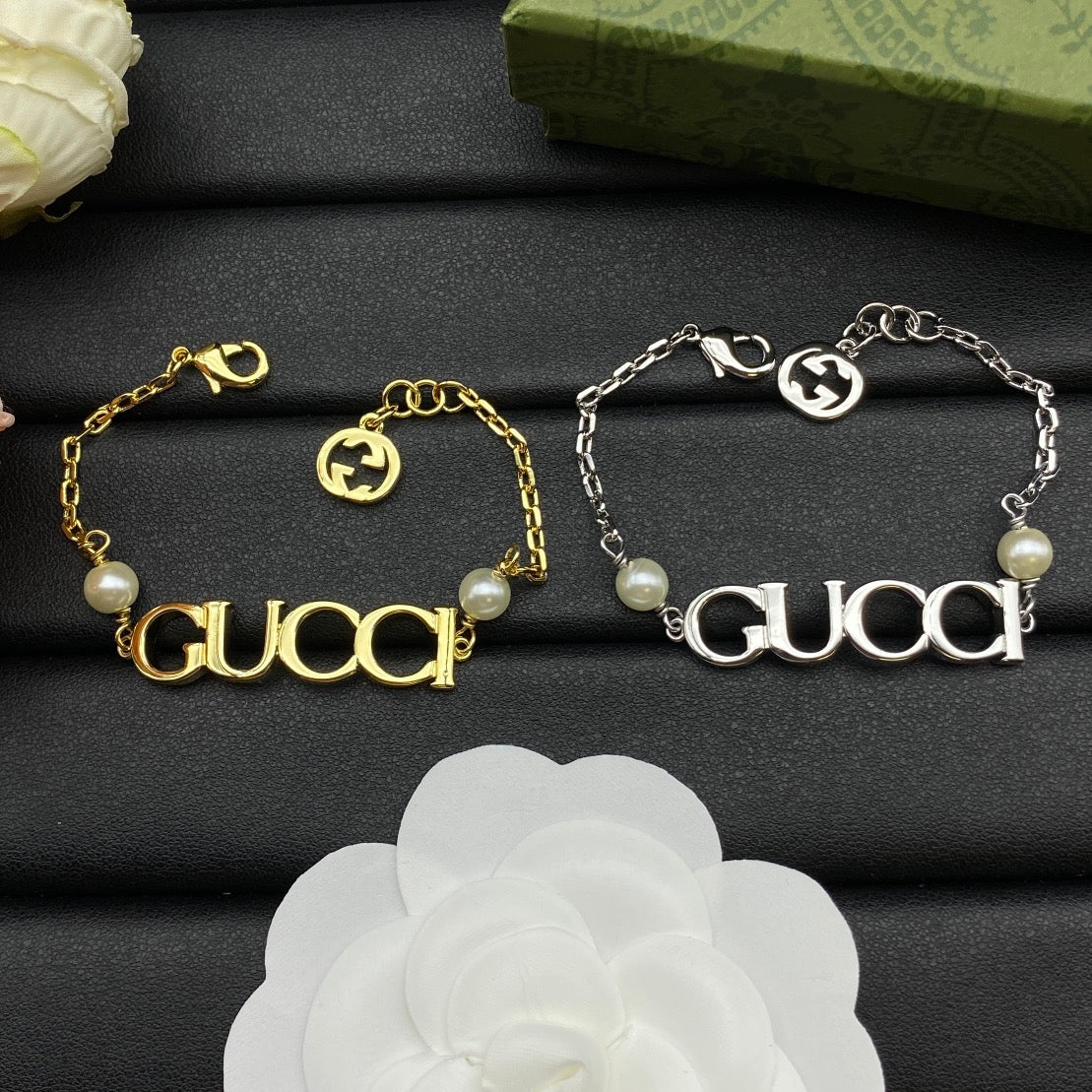 18K Gucci Letter Bracelet
