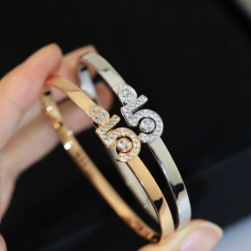 18K Chanel No.5 Diamond Gold Bracelet