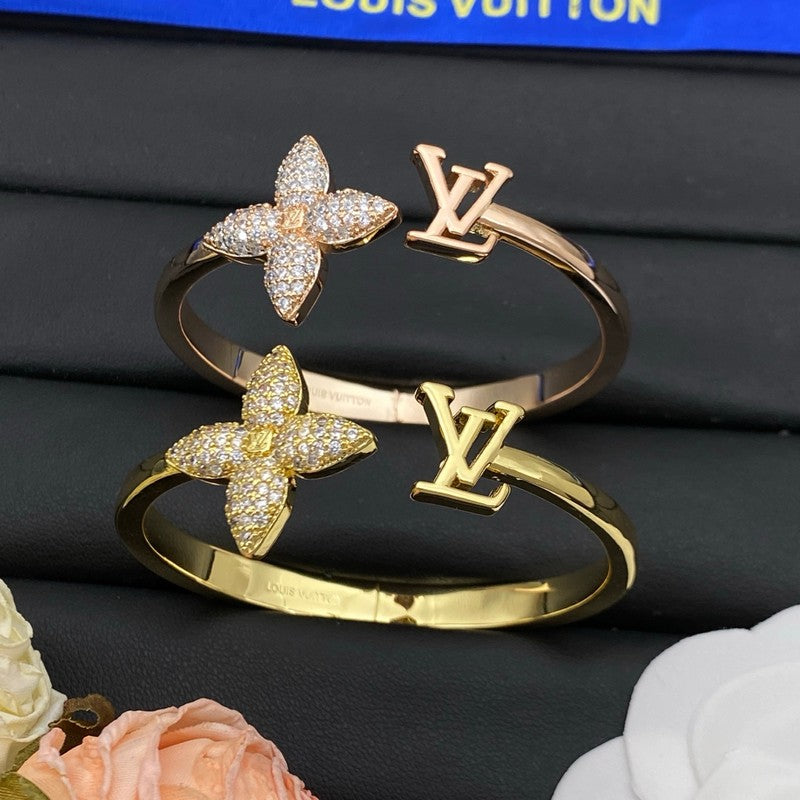 18K Louis Vuitton Blossom Open Bracelet