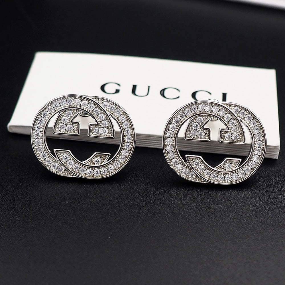 18K Gucci Diamonds Earrings
