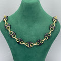 18K Gucci Interlocking G Brown Necklace