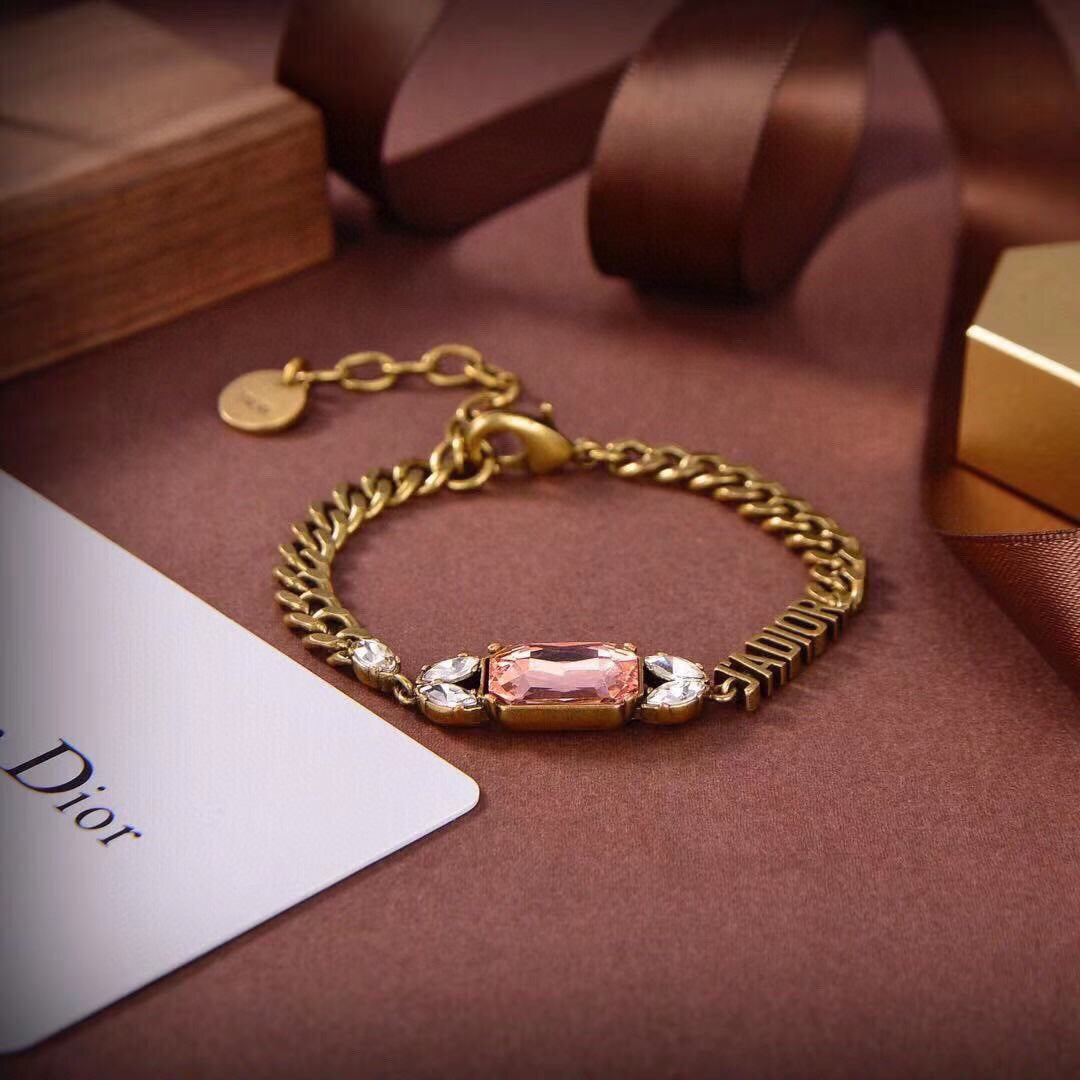 18K Dior J'Adior Multicolor Crystals Bracelet