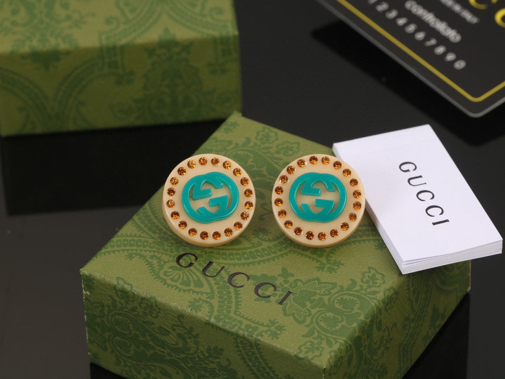 18K Gucci Resin Earrings