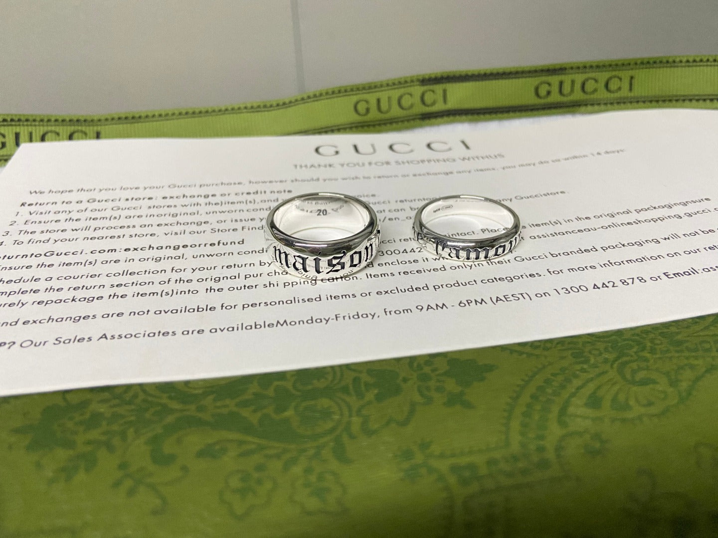 Gucci Maison de l'Amour Ring