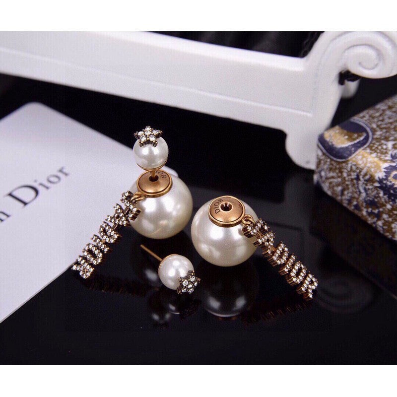 18K Dior J'Adior Pearl Earrings