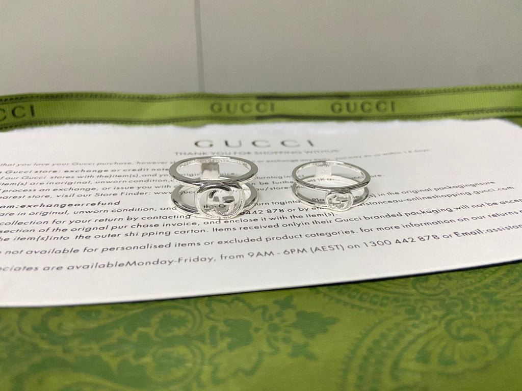 Gucci Interlocking G Wide Open Ring