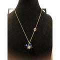18K Chanel Blue Gold Ball Necklace