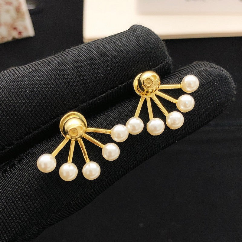18K Dior Pearls Earrings