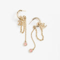 18K Chanel Tassel Crystals Earrings