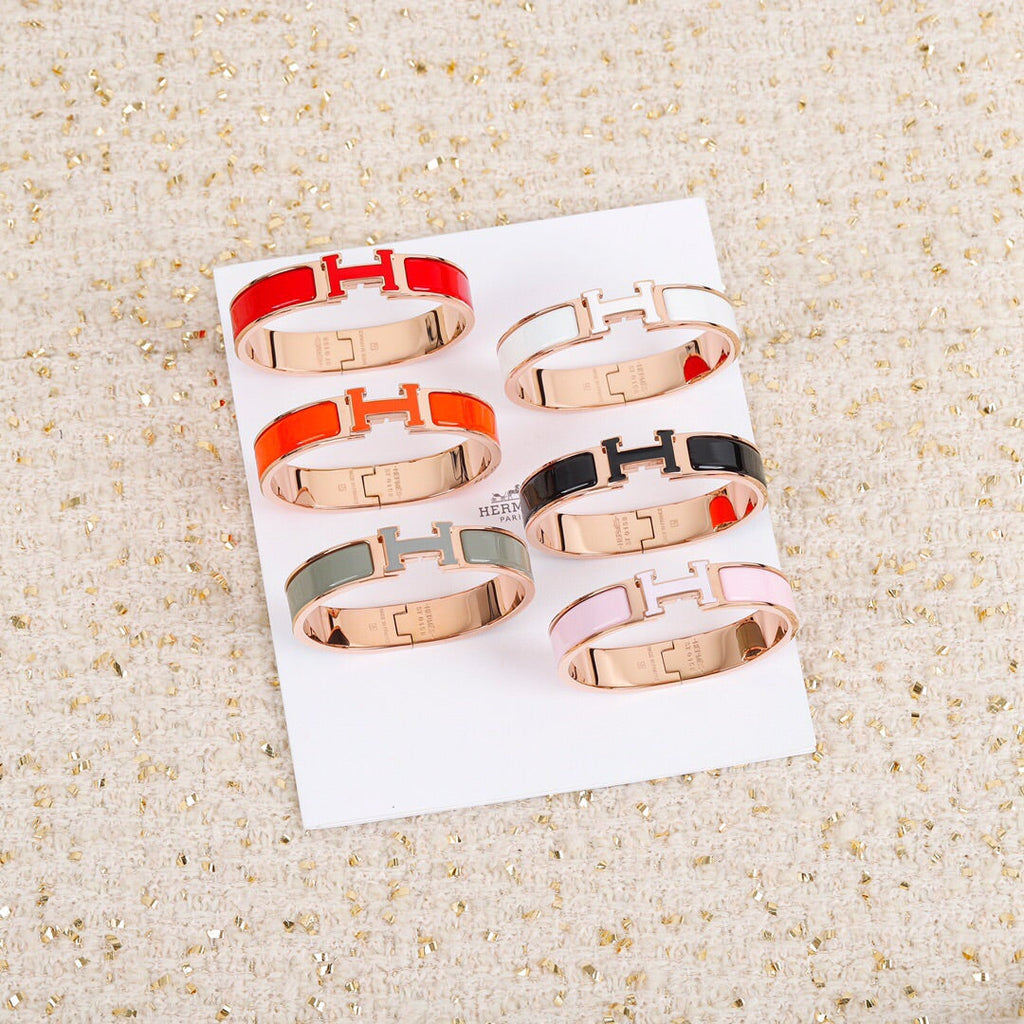 18K Clic Hermes Red Bracelet