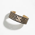18K Chanel Black Cuff Bracelet