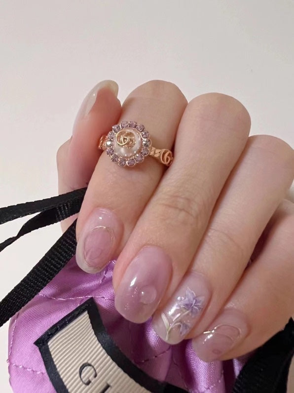 18K Gucci Pearl Ring