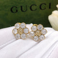 18K Gucci Crystals Earrings