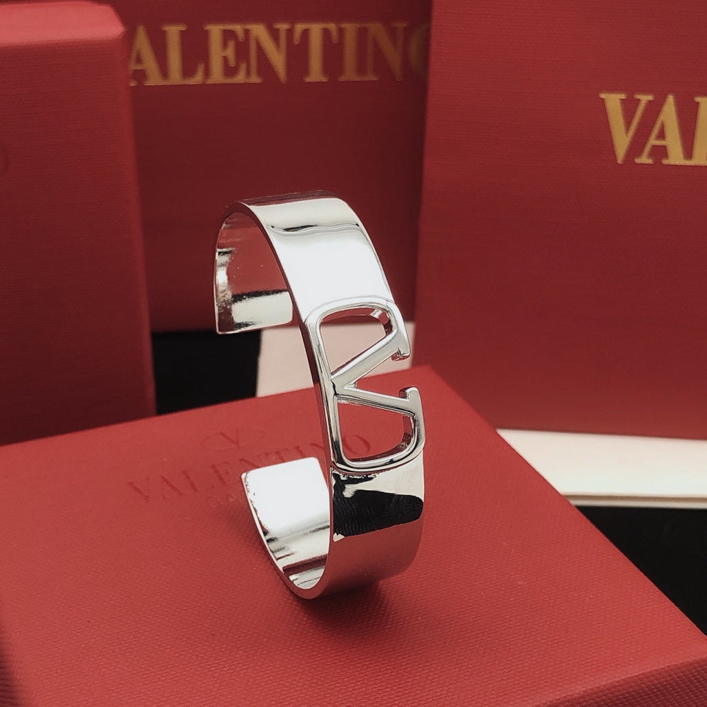 18K Valentino Vlogo Cuff Bracelet
