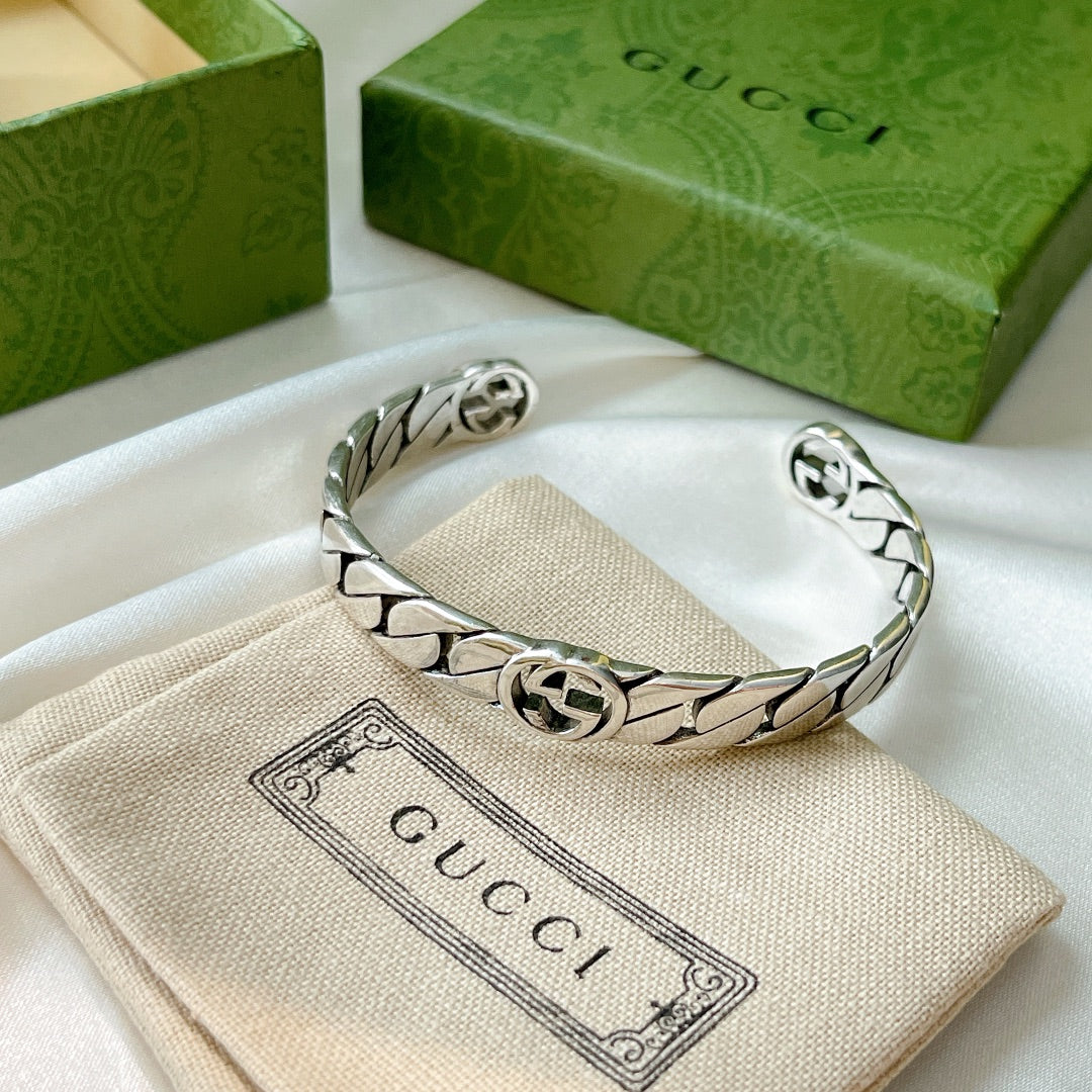 Gucci Interlocking G Rigid Bracelet
