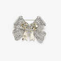 18K Chanel 25K Bow Tie Diamond Brooch