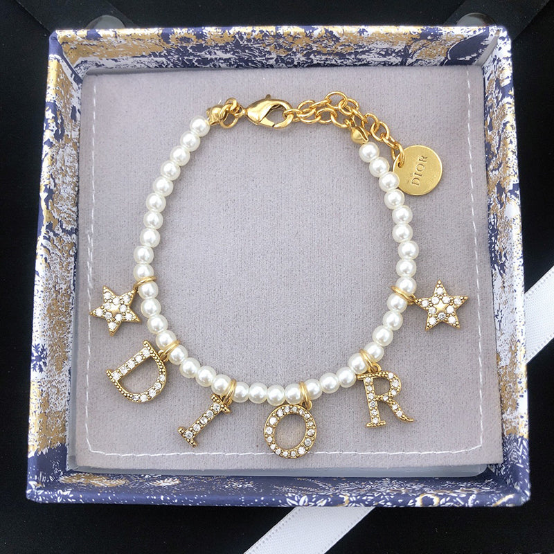 18K Dior Pearl Bracelet